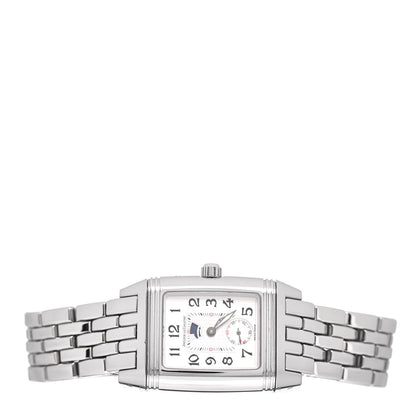 Jaeger-LeCoultre Stainless Steel Diamond 25mm Reverso Gran Sport Duoface Night & Day Manual Winding Watch Q296874 3 of 5