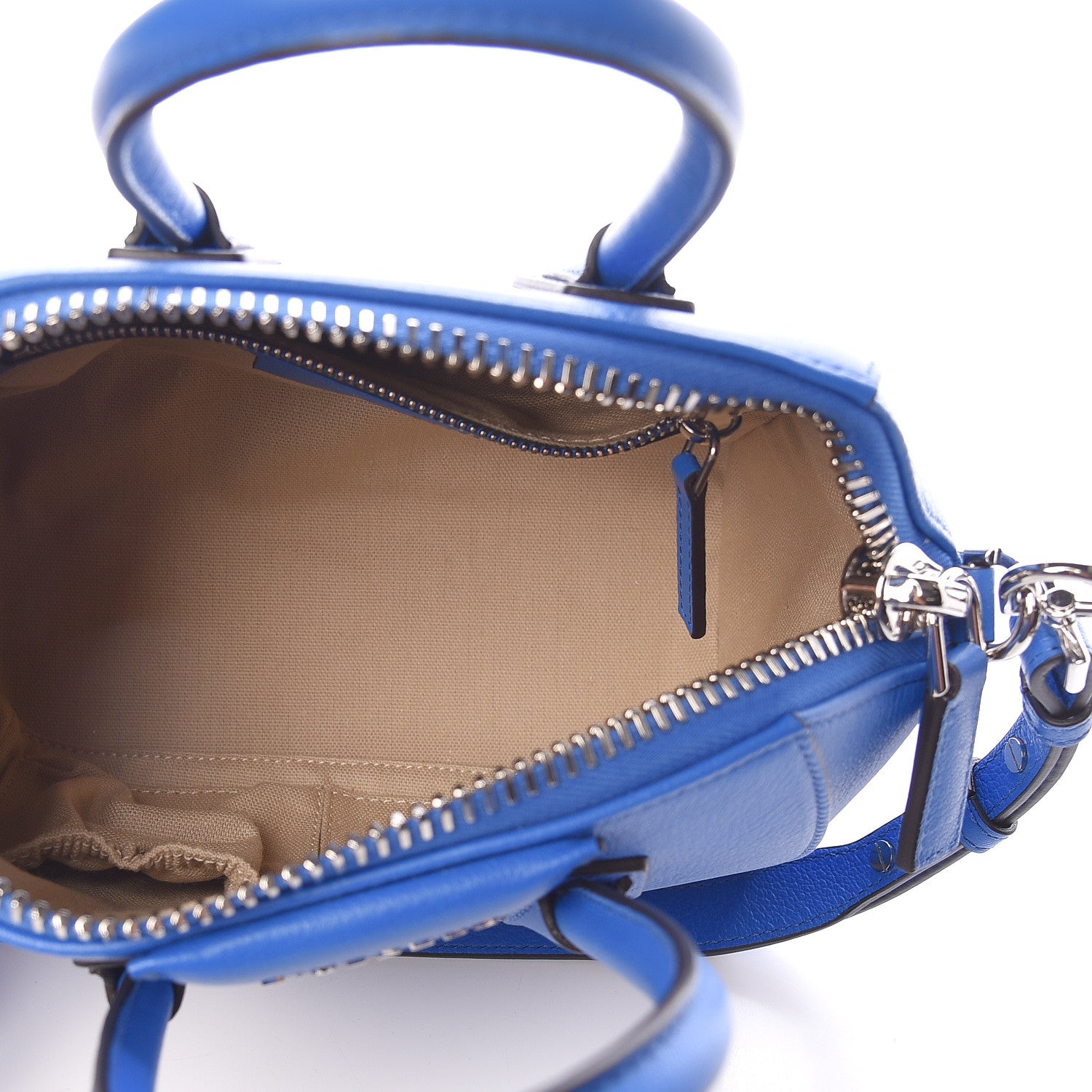 Givenchy Sugar Goatskin Mini Antigona Persian Blue 5 of 10