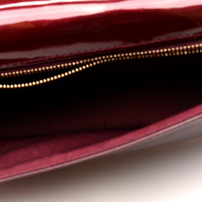 Louis Vuitton Patent Sobe Clutch Rouge Fauviste 5 of 7