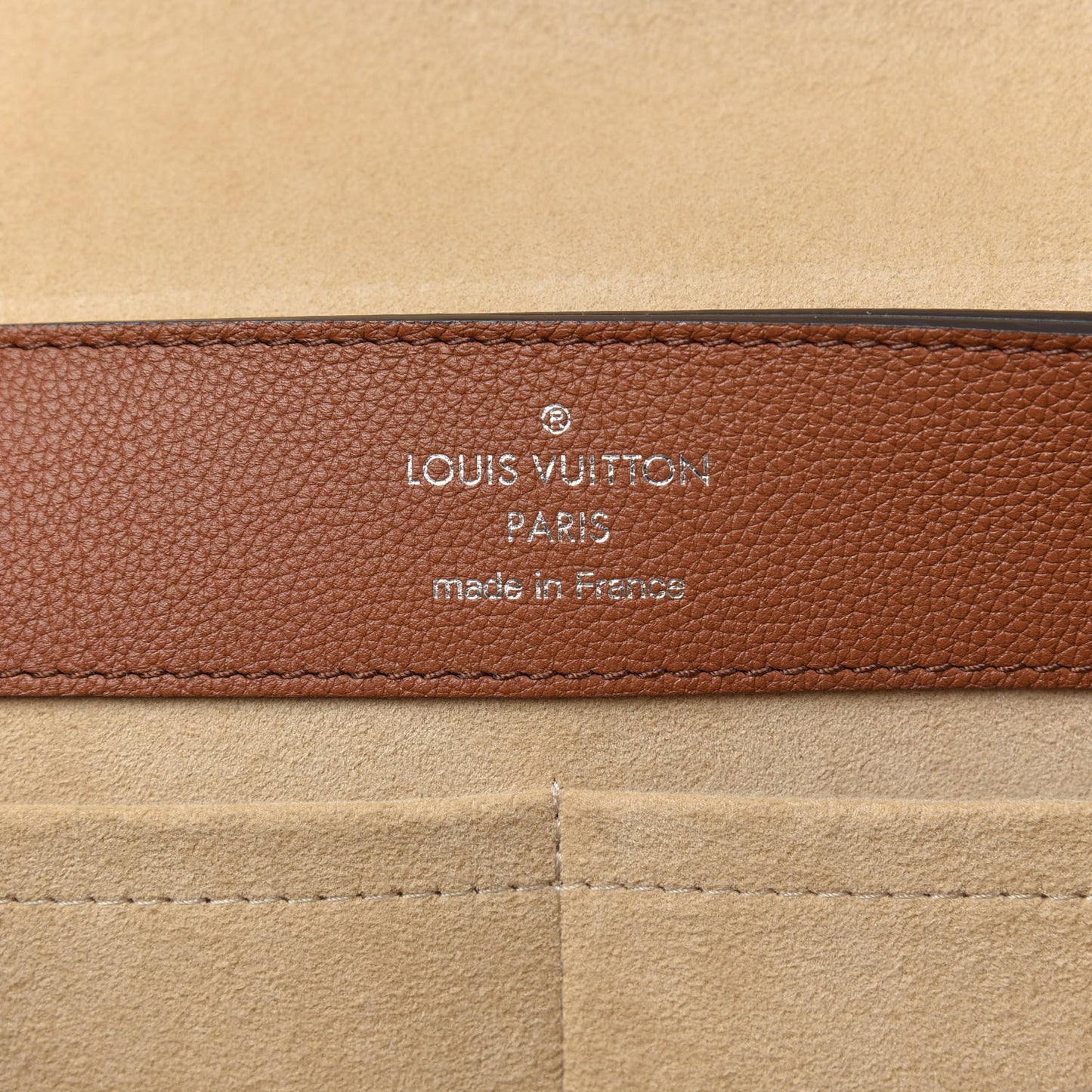 Soft Calfskin Lockme Ever Caramel Creme Black