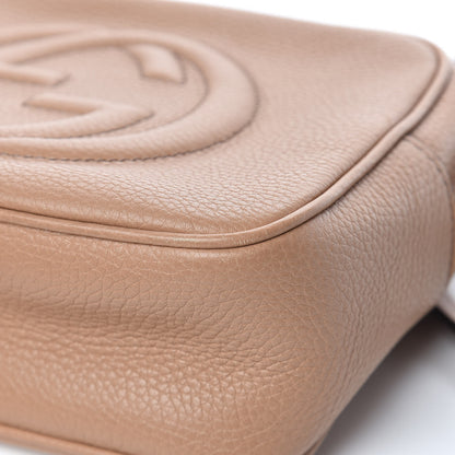 Gucci Pebbled Calfskin Small Soho Disco Bag Camelia 12 of 14