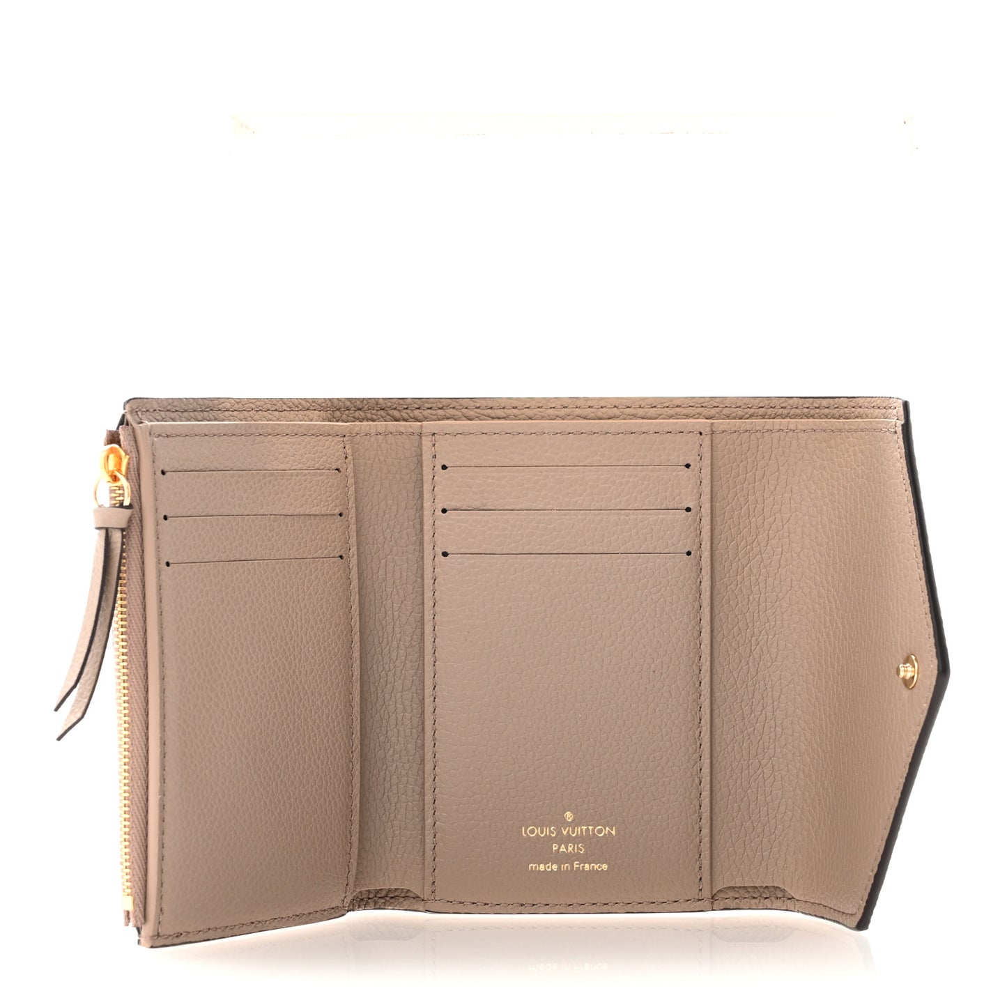 Empreinte Monogram Giant Victorine Wallet Tourterelle Creme