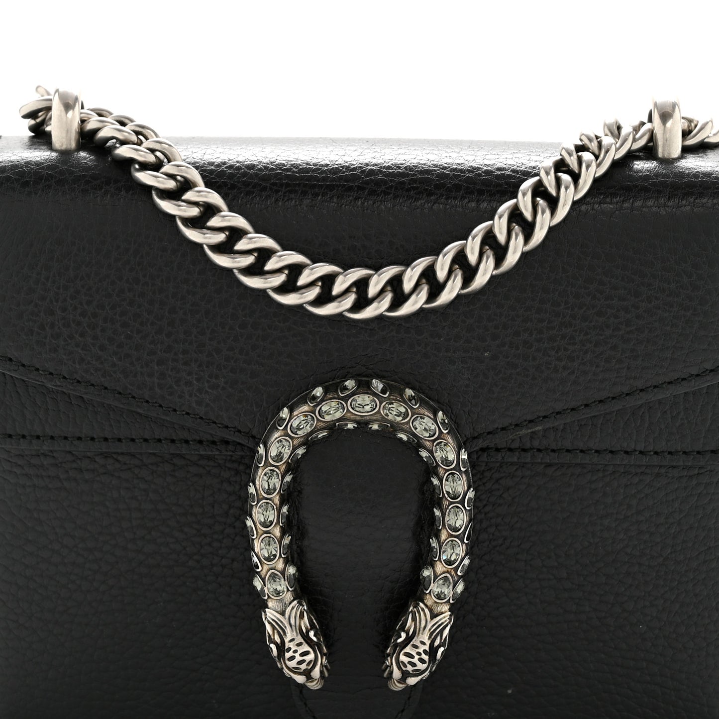 Calfskin Mini Dionysus Shoulder Bag Black