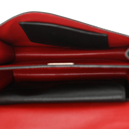 Prada Saffiano Lux Mini Sound Crossbody Black 5 of 12