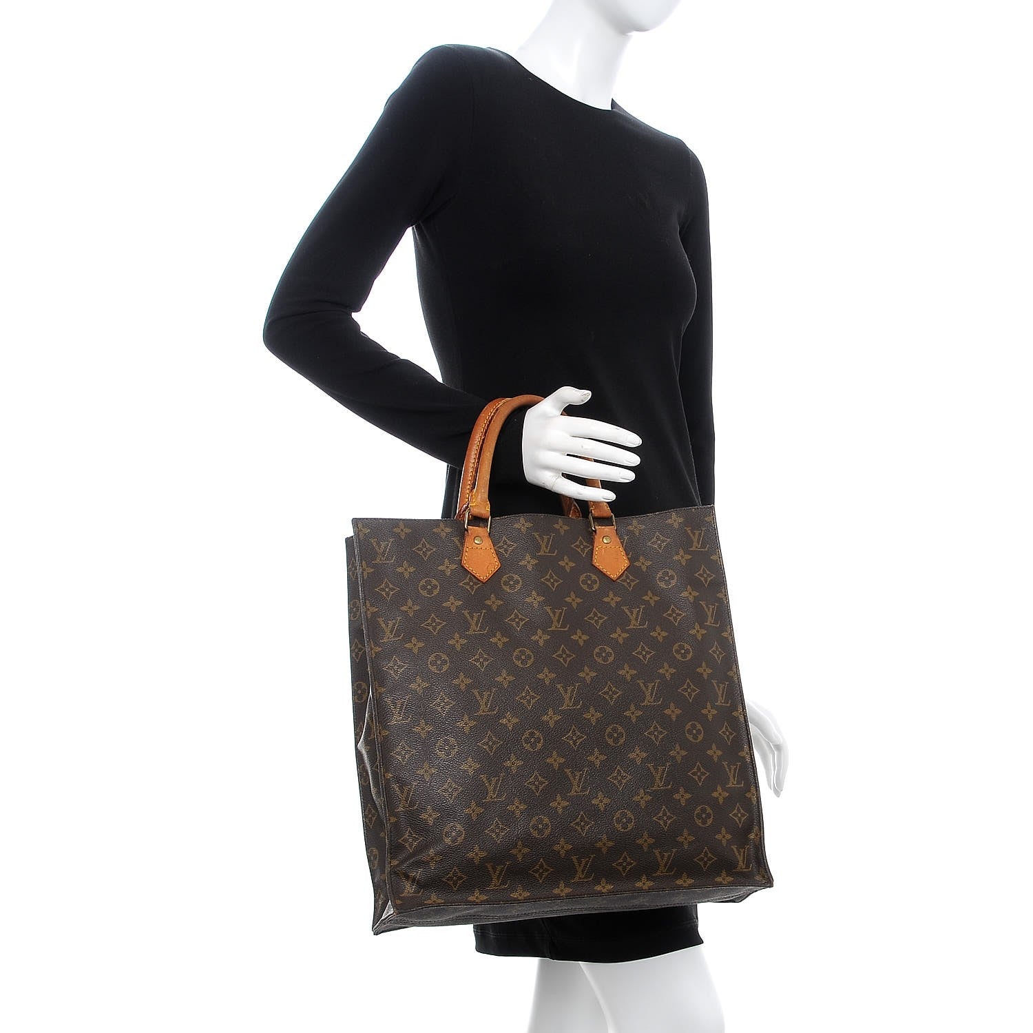 Louis Vuitton Monogram Sac Plat 2 of 17