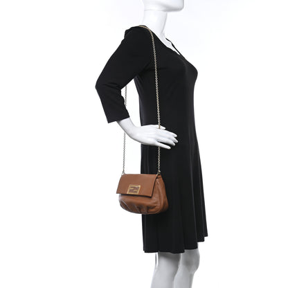 Fendi Vitello Flamingo Fendista Pouchette Crossbody Orzo 2 of 11