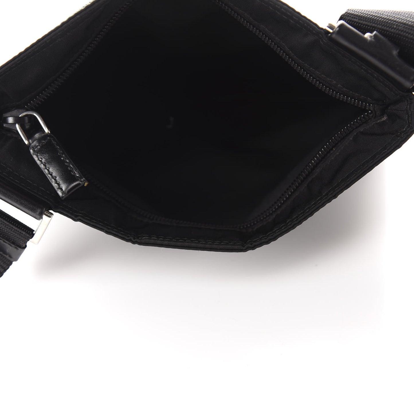 Tessuto Nylon Messenger Bag Black
