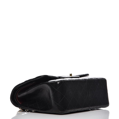 Chanel Lambskin Quilted Jumbo Double Flap Black 4 of 11