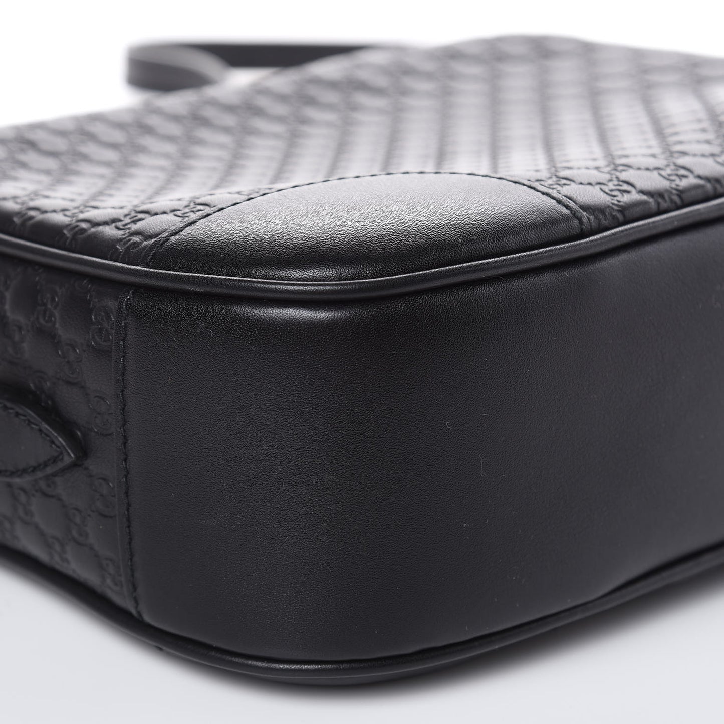 Microguccissima Mini Bree Messenger Bag Black