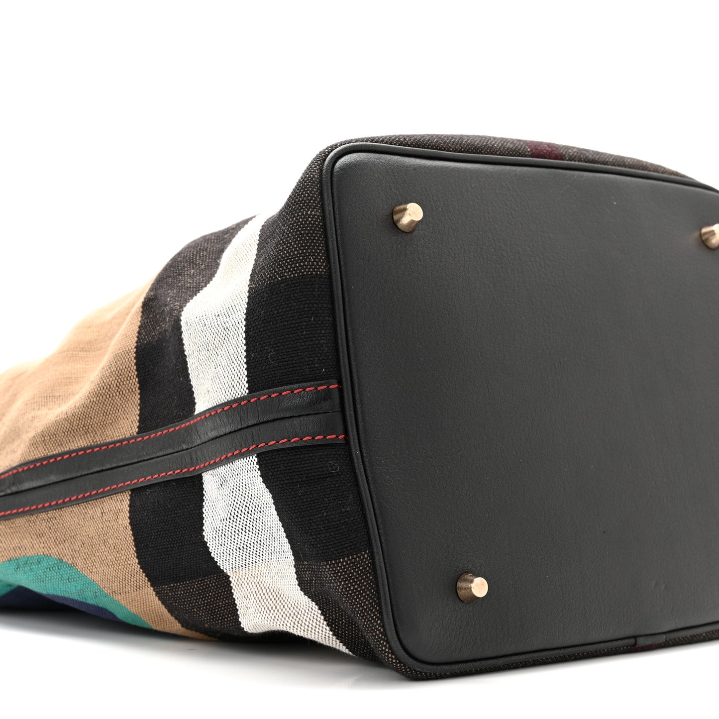 Canvas Mega Check Medium Ashby Pop Elements Hobo Black