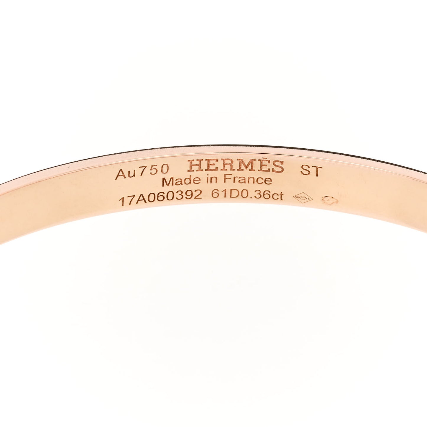 18K Rose Gold Diamond PM Kelly Pave Bracelet ST
