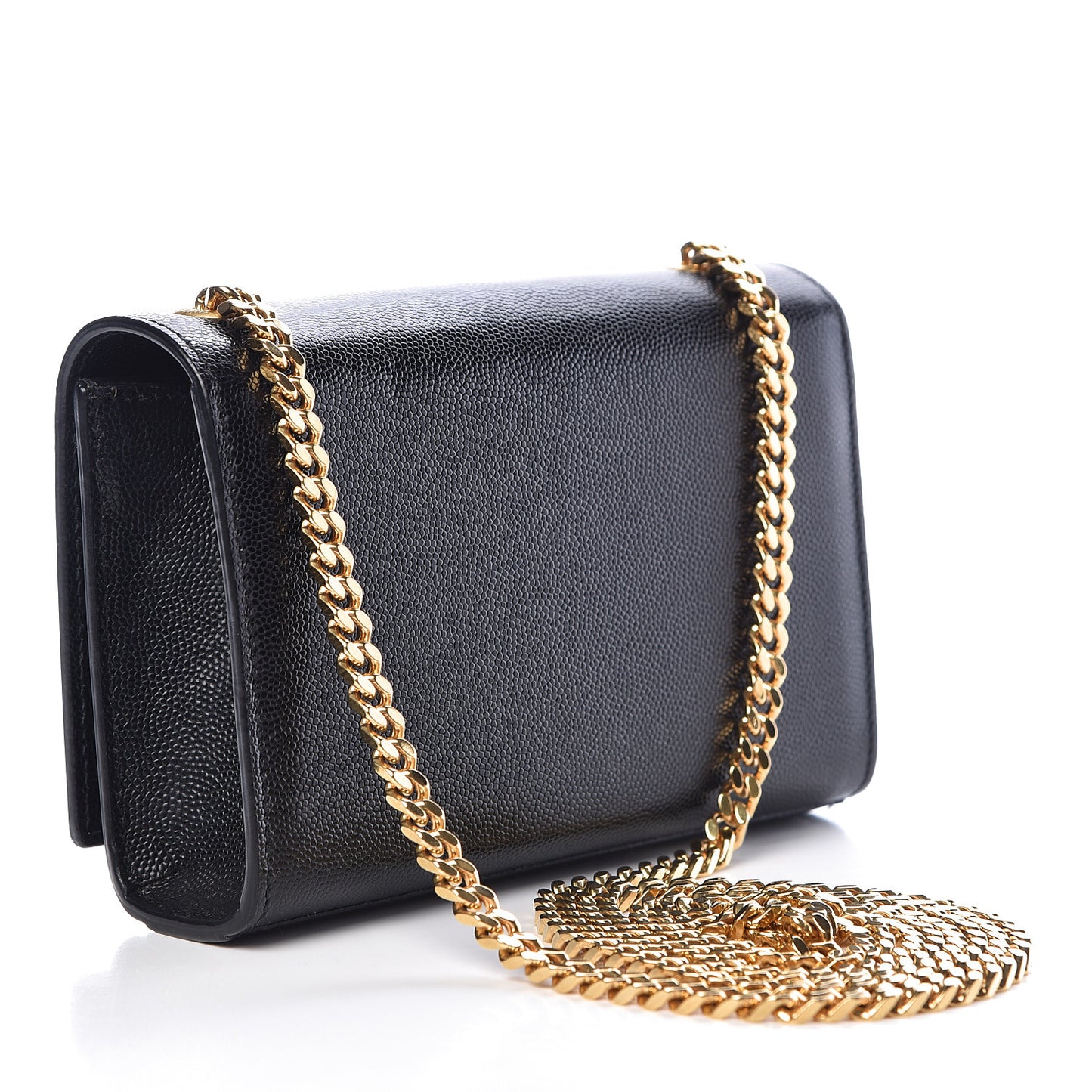 Grain De Poudre Small Monogram Kate Satchel Black