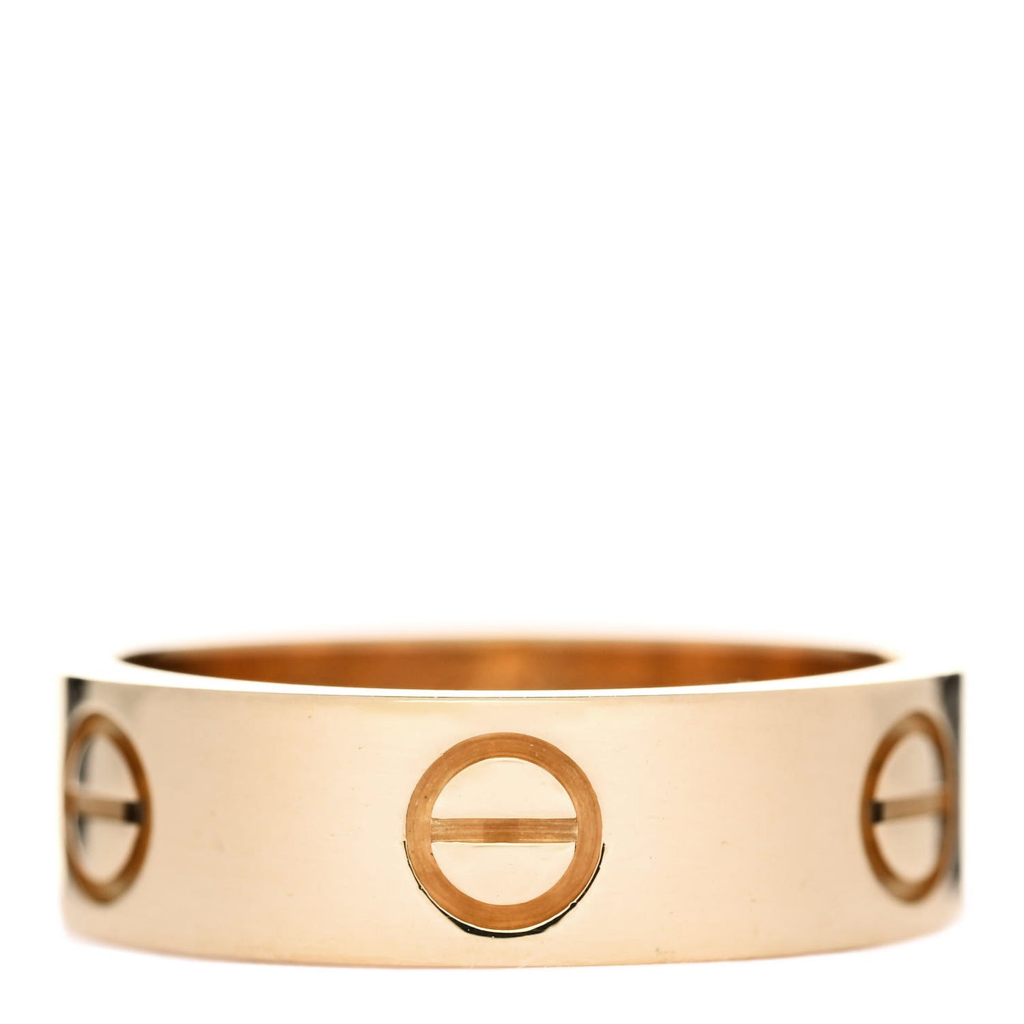 18K Yellow Gold 5.5mm LOVE Ring 52 6
