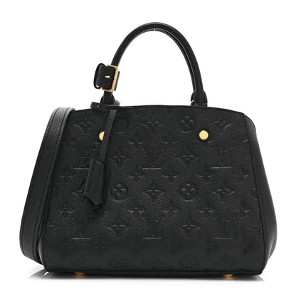 Louis Vuitton Empreinte Montaigne BB Black 1 of 10