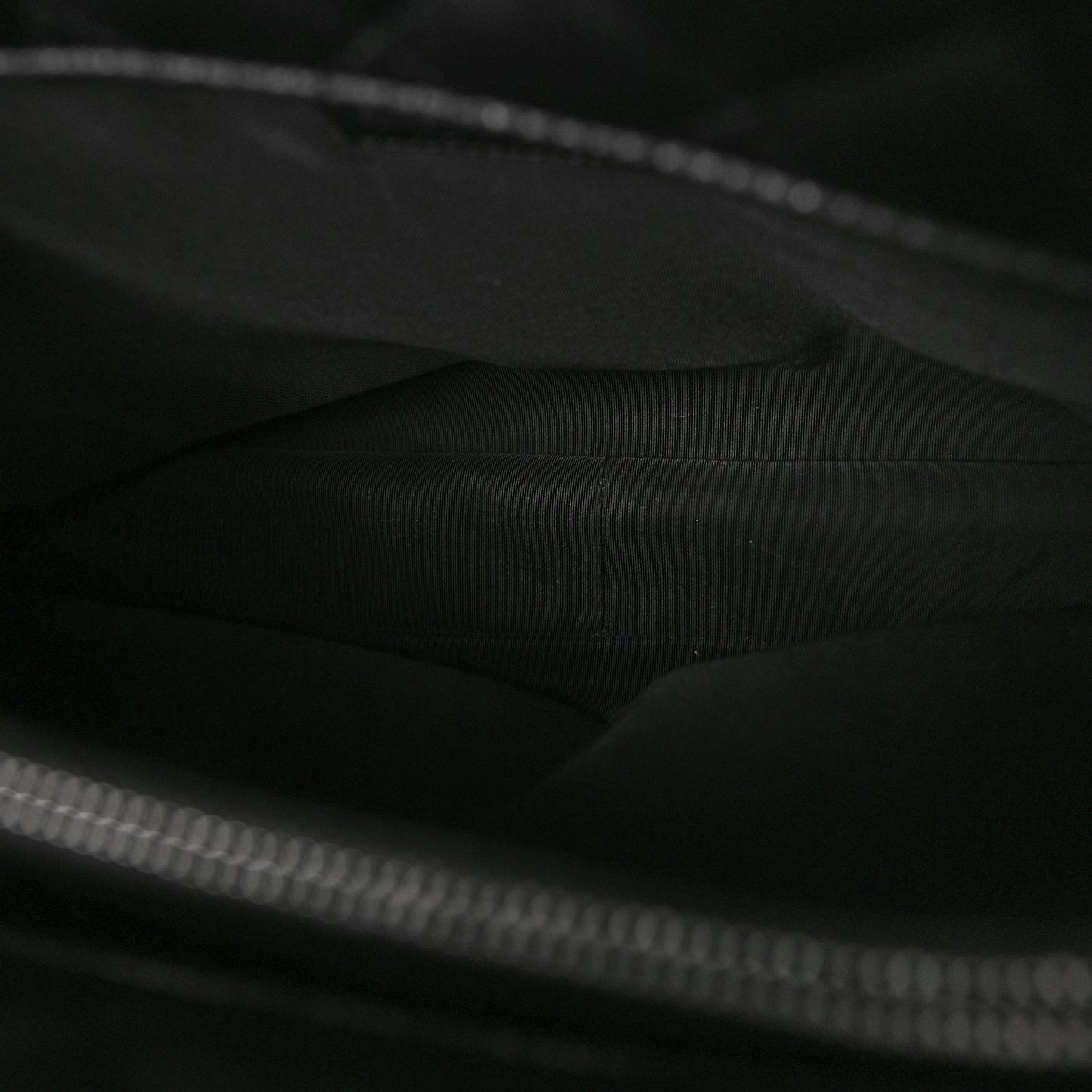 Caviar Quilted City Shopping Tote Black