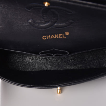 Chanel Lambskin Quilted Small Double Flap Navy 5 of 10