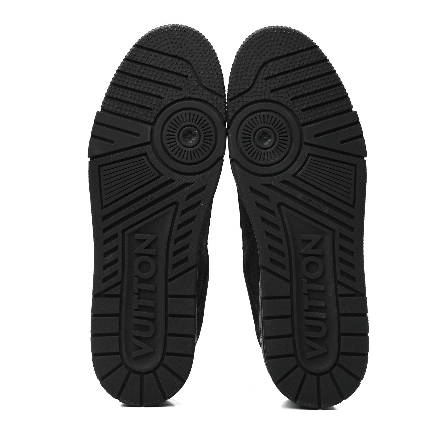 Louis Vuitton Suede Mens LV Trainer Sneakers 9 Black 5 of 9