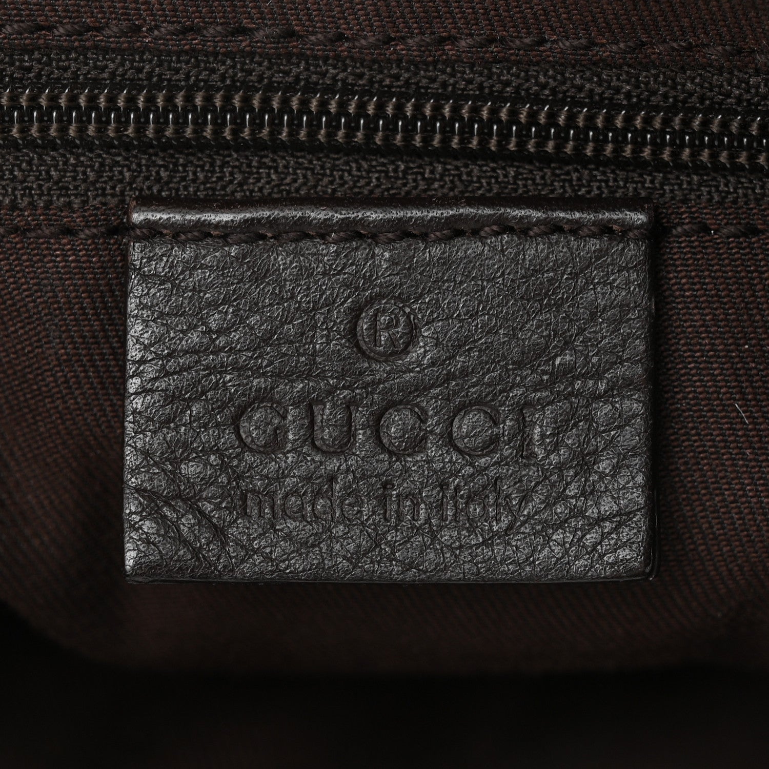 Gucci Monogram Medium D Gold Ring Hobo Dark Brown 6 of 11