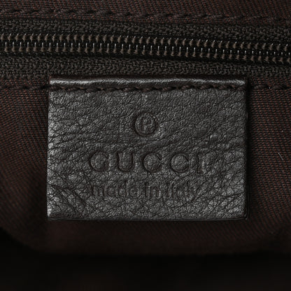 Gucci Monogram Medium D Gold Ring Hobo Dark Brown 6 of 11