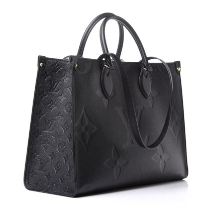 Louis Vuitton Empreinte Monogram Giant Onthego MM Black 3 of 7