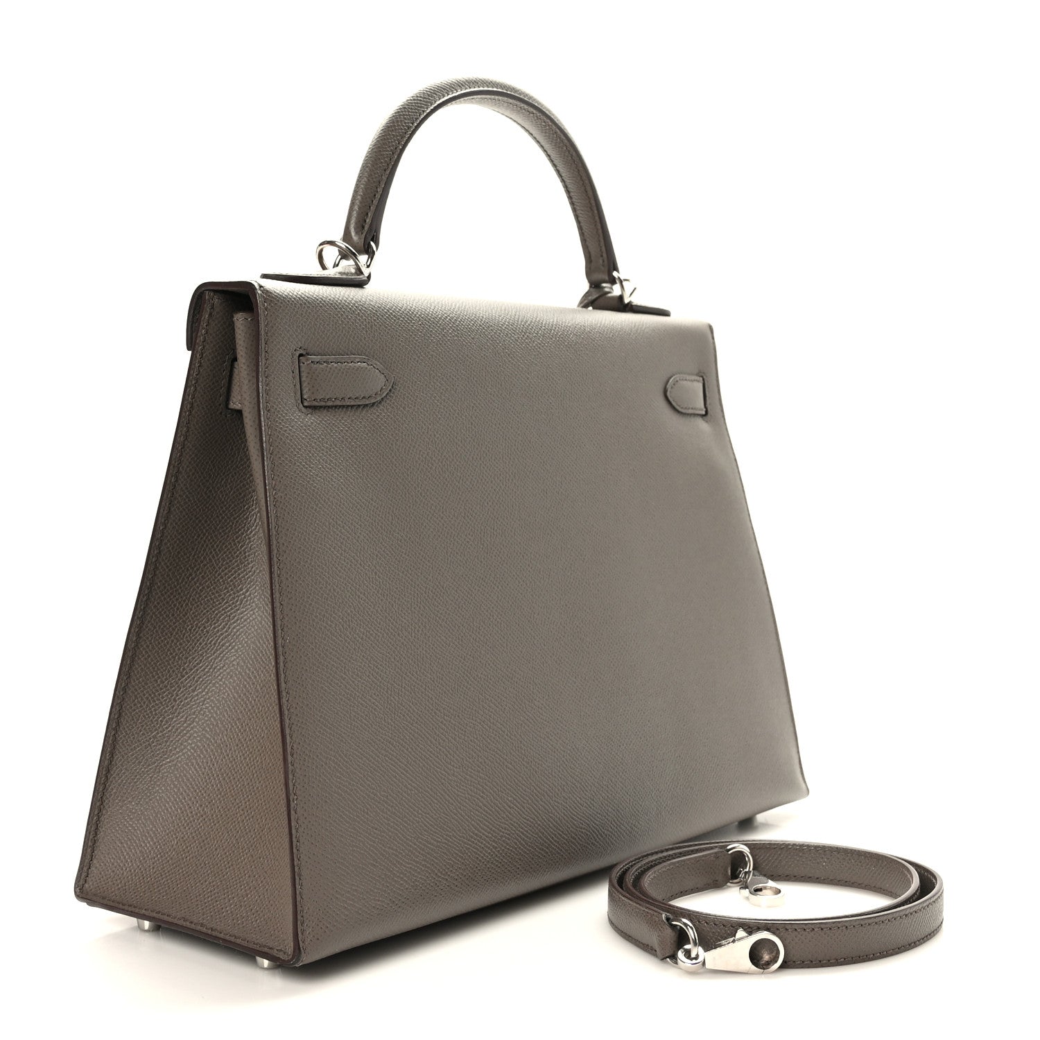 Hermes Epsom Kelly Sellier 32 Etain 3 of 9