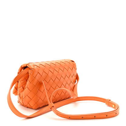 Bottega Veneta Nappa Intrecciato Mini Crossbody Tangerine 3 of 9