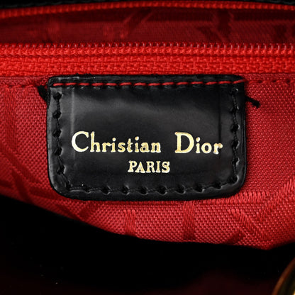 Christian Dior Glazed Calfskin Mini Lady Dior Black 6 of 11