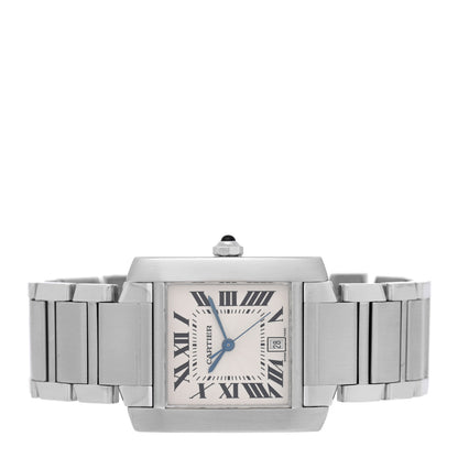 Cartier Stainless Steel 28mm Tank Francaise Automatic Watch 2 of 4
