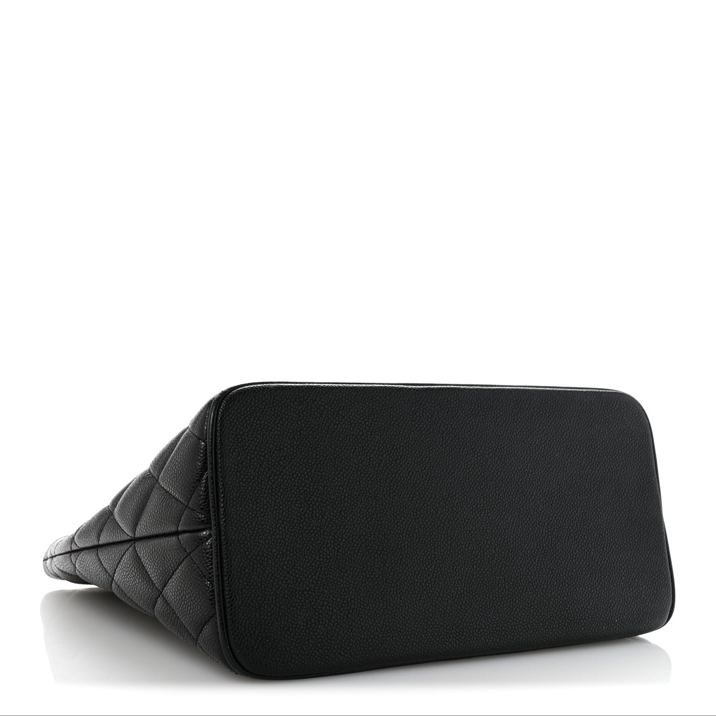 Caviar Quilted Medallion Tote Black
