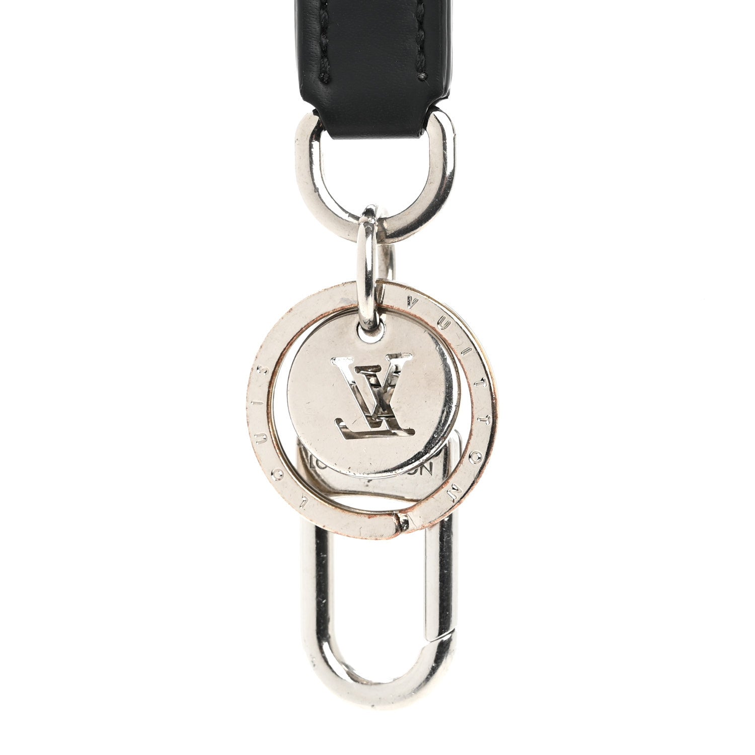 Louis Vuitton Monogram Slim Dragonne Bag Charm Key Holder 3 of 6