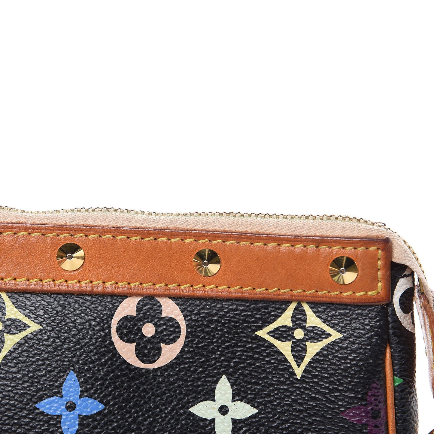 Monogram Multicolor Pochette Accessories Black