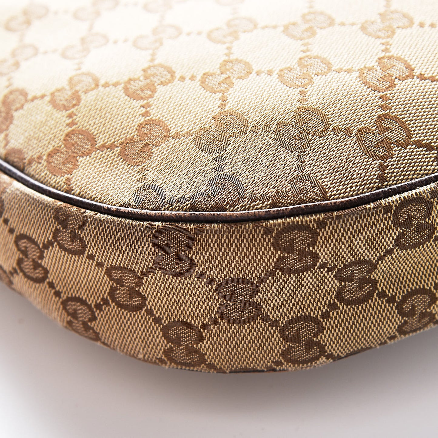 Monogram Medium Half Moon Hobo Dark Brown