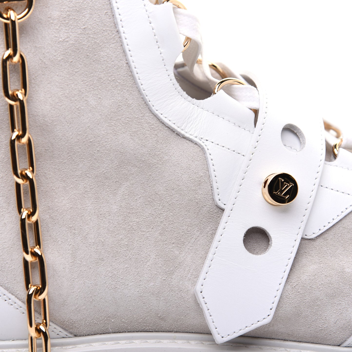 Calfskin Suede Mens Creeper Ankle Boots 10 White
