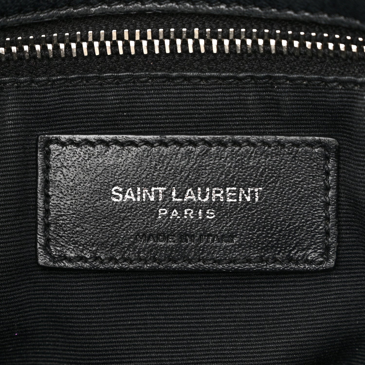 Saint Laurent SAINT LAURENT Lambskin Quilted Medium Loulou Puffer Monogram Chain Satchel Black 6 of 13
