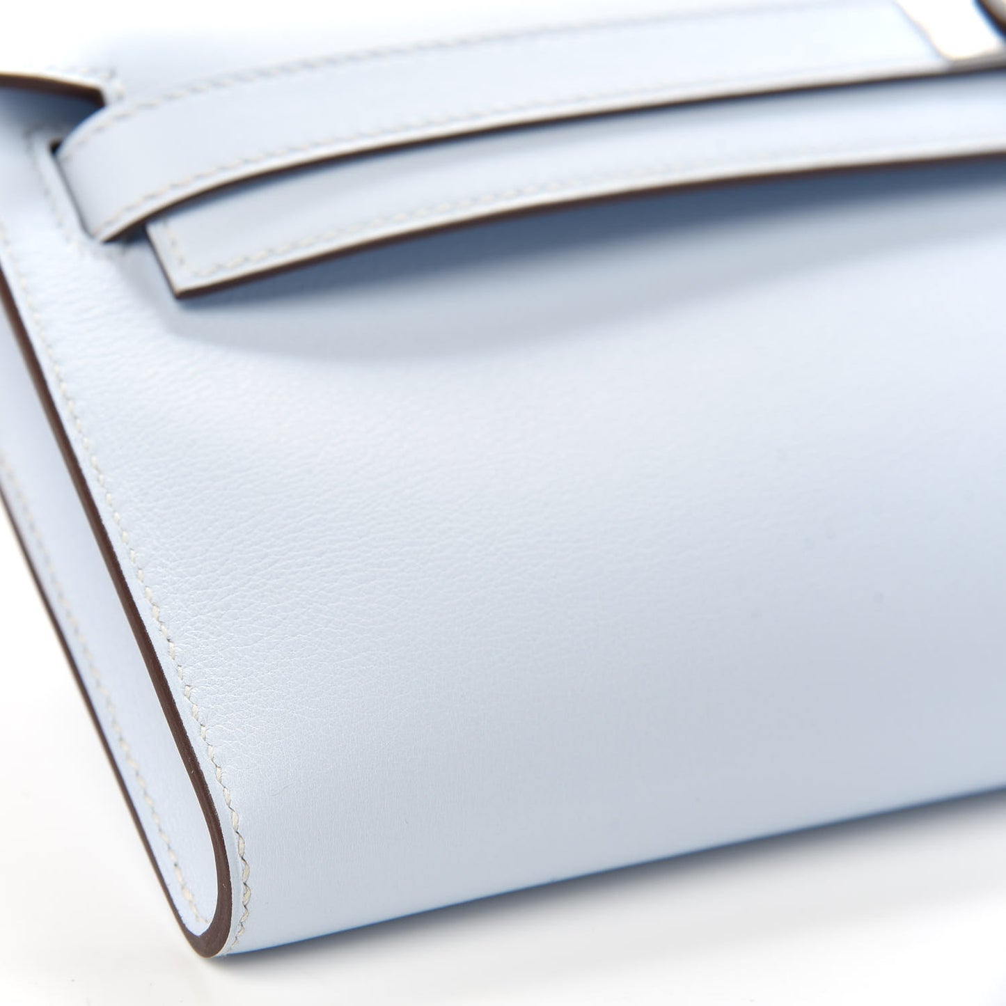 Swift Kelly Cut Clutch Pochette Bleu Brume