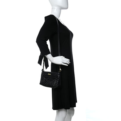 Lanvin Lambskin Quilted Small Happy Shoulder Bag Black 2 of 10