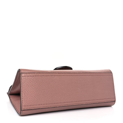 Gucci Calfskin Mini GG Marmont Top Handle Bag Rosy Phard 4 of 9