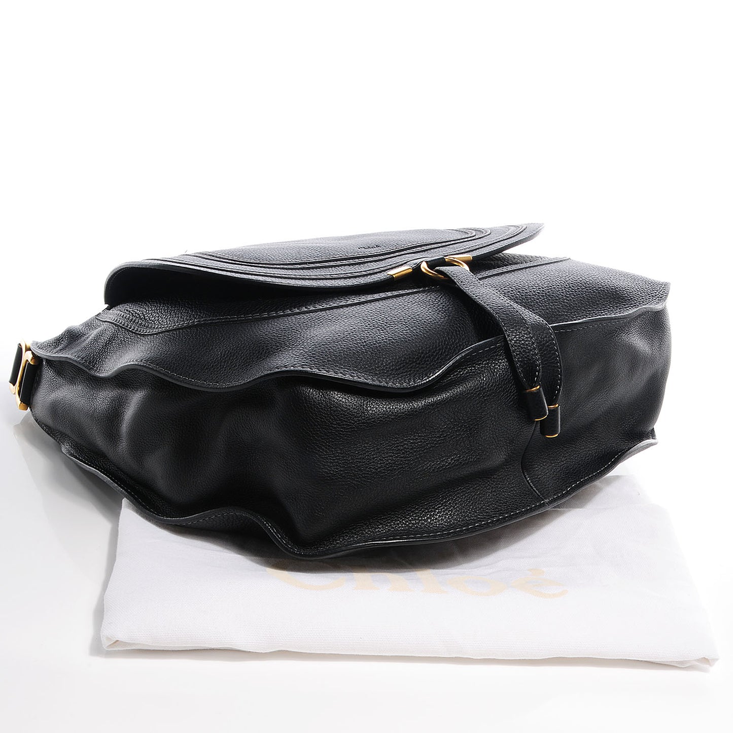 Calfskin Large Marcie Hobo Black