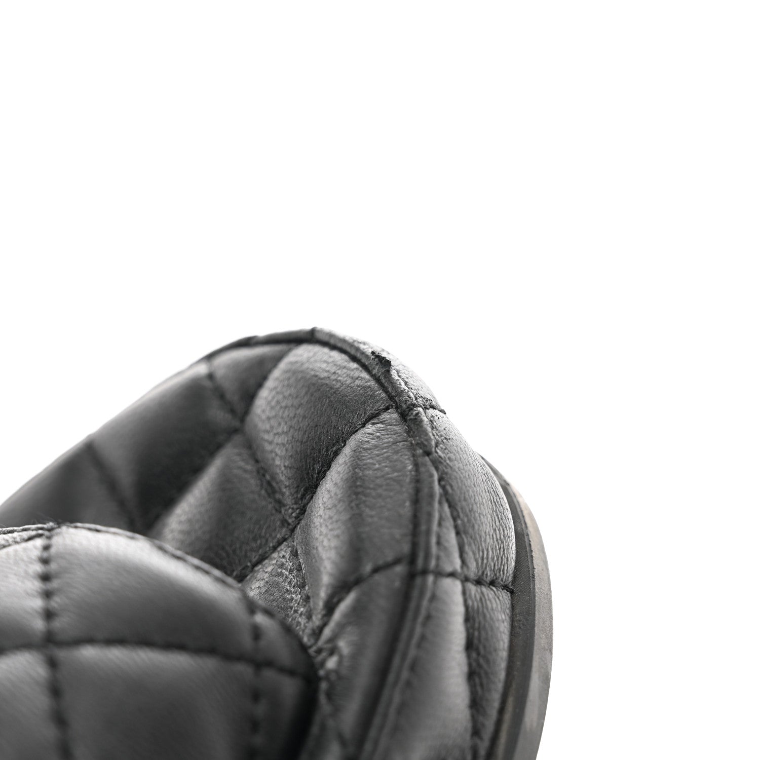 Chanel Lambskin Quilted CC Mules Sandals 36 Black 9 of 9