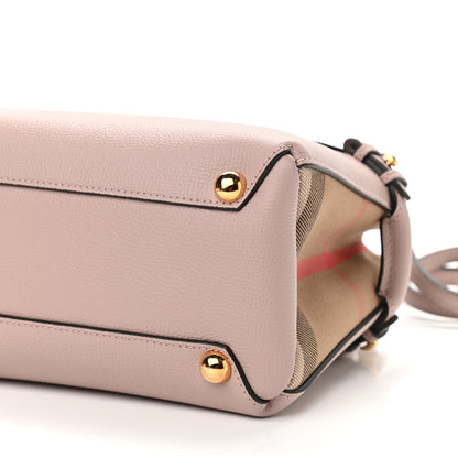 Burberry Grainy Calfskin House Check Baby Banner Tote Pale Orchid 10 of 10