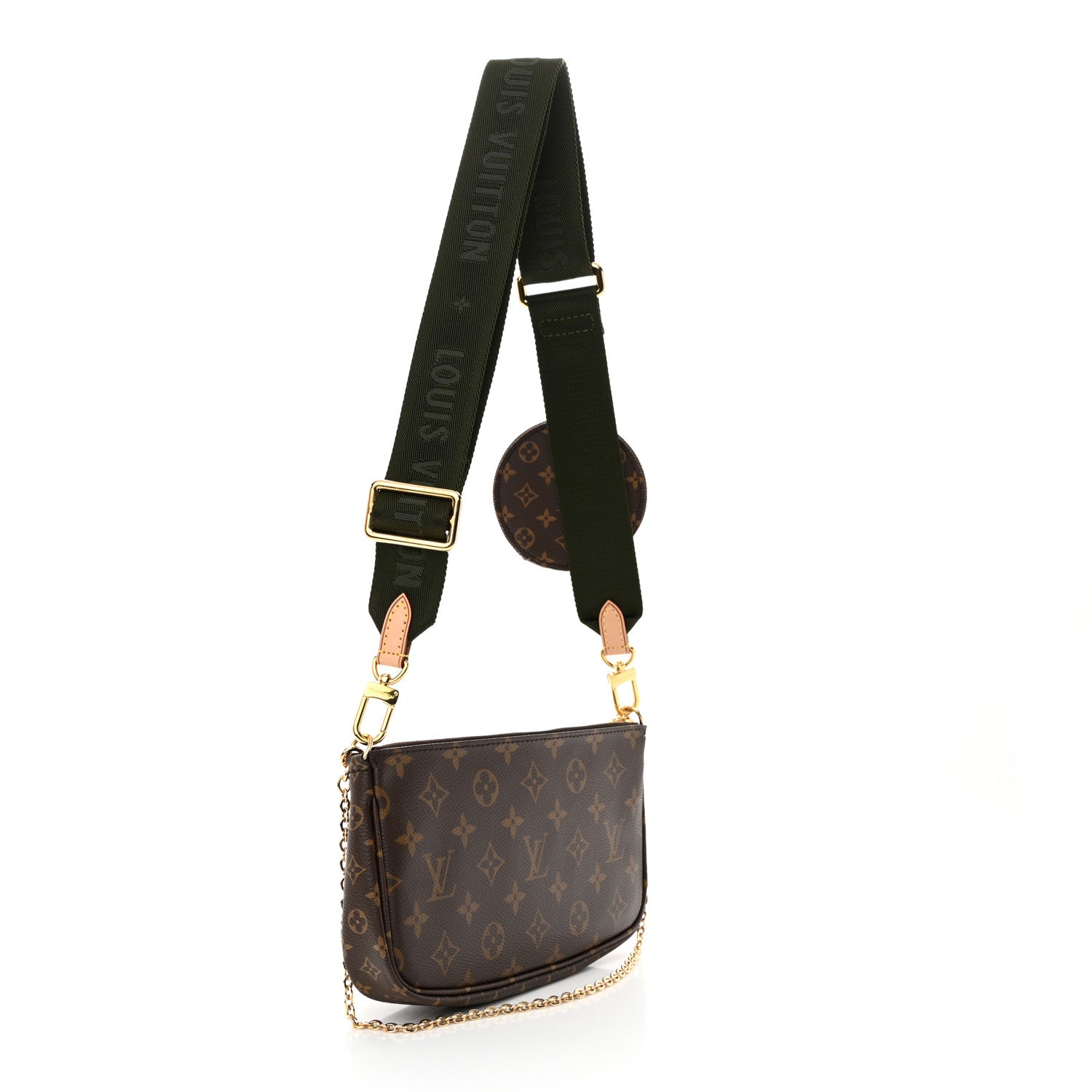Louis Vuitton Monogram Multi Pochette Accessories Kaki 3 of 10