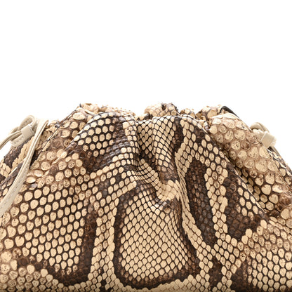 Bottega Veneta Snakeskin The Mini Pouch Brown 8 of 12