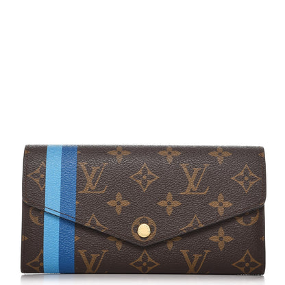 Louis Vuitton Monogram My LV Heritage Sarah Wallet NM Blue Clair Blue De France 1 of 7