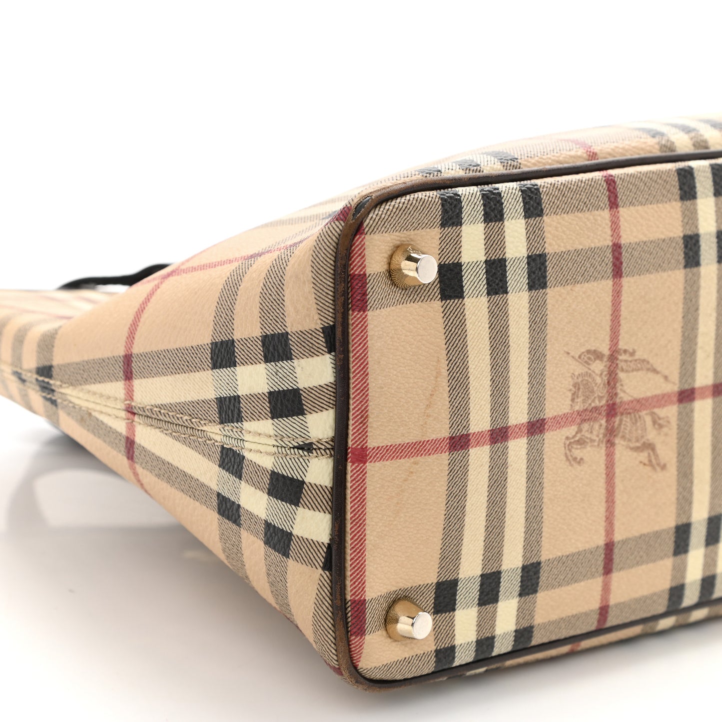 Haymarket Check Medium Tote Chocolate