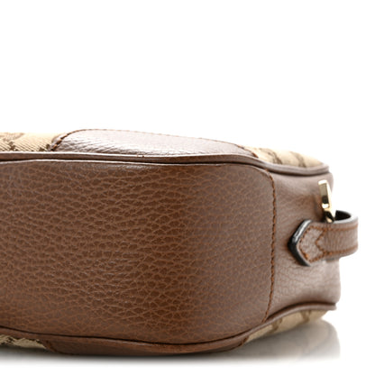 Gucci Monogram Mini Bree Messenger Bag Beige Tabacco 10 of 14