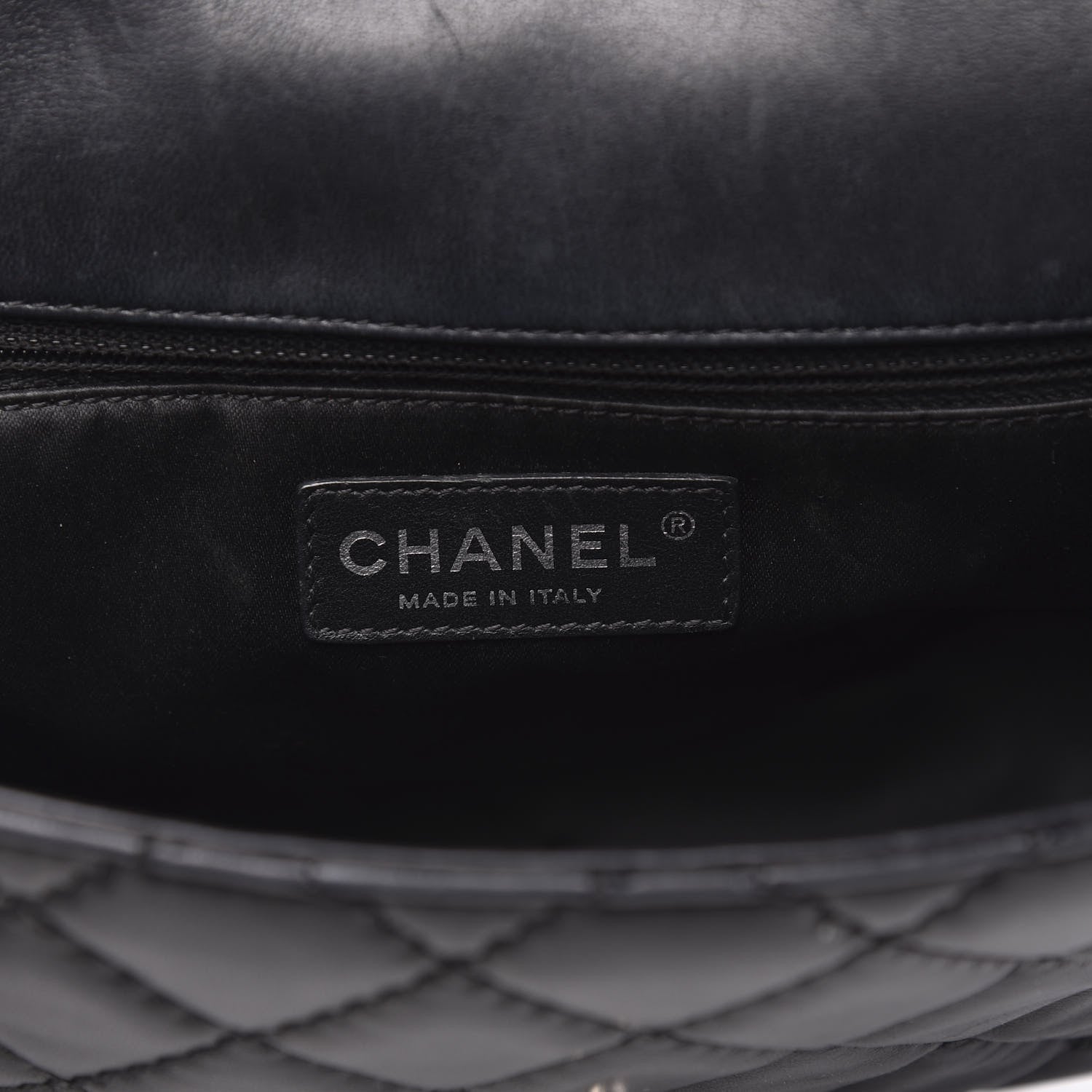 Chanel Lambskin Quilted Medium Easy Carry Flap Black 6 of 14
