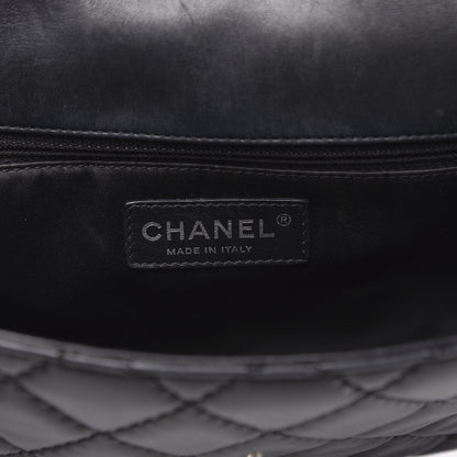 Chanel Lambskin Quilted Medium Easy Carry Flap Black 6 of 14