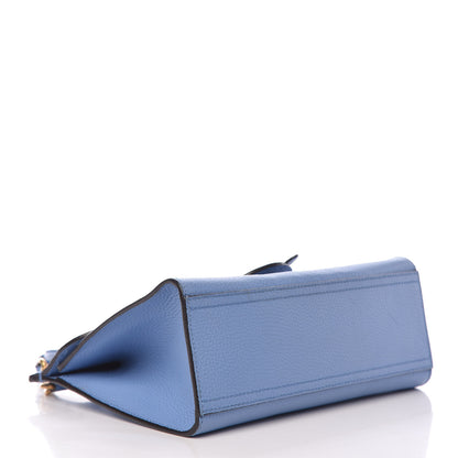Gucci Calfskin Mini GG Marmont Top Handle Bag Clear Sky Blue 4 of 15