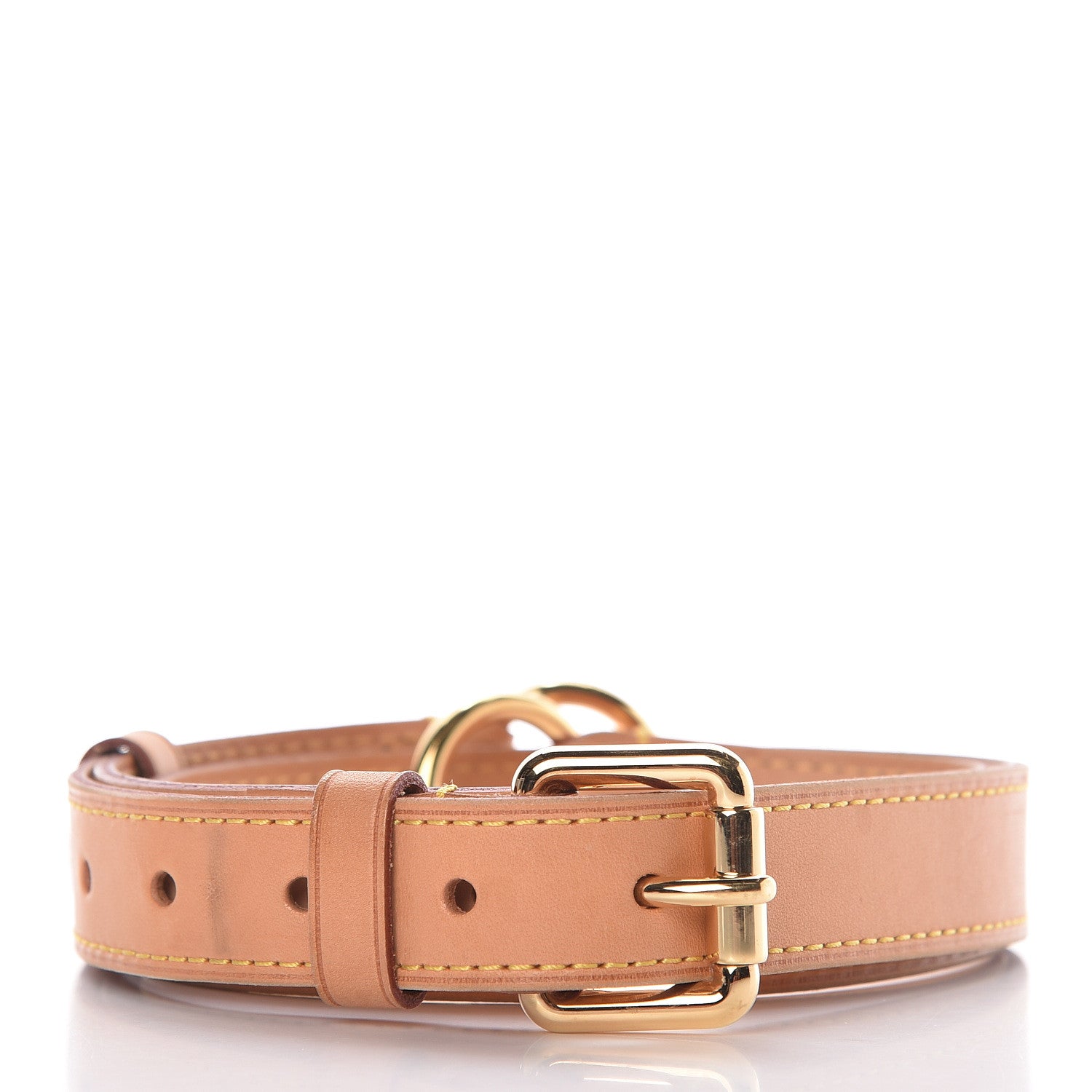 Louis Vuitton Vachetta 25mm Adjustable Shoulder Strap VVN 2 of 6