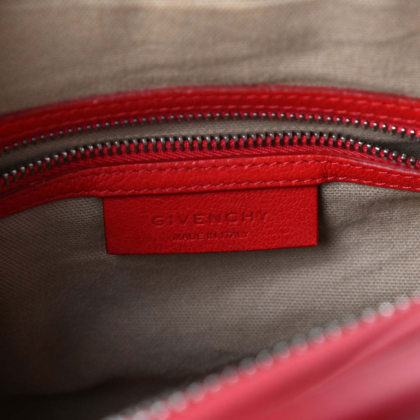 Sugar Goatskin Mini Antigona Red